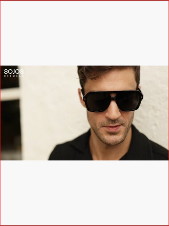 Retro Thick Polarized TAC Aviator Sunglasses main image 4